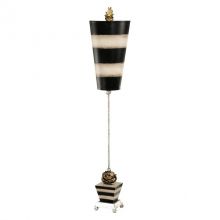 Peony lampa stołowa 1x60W E27 230V czarna/taupe